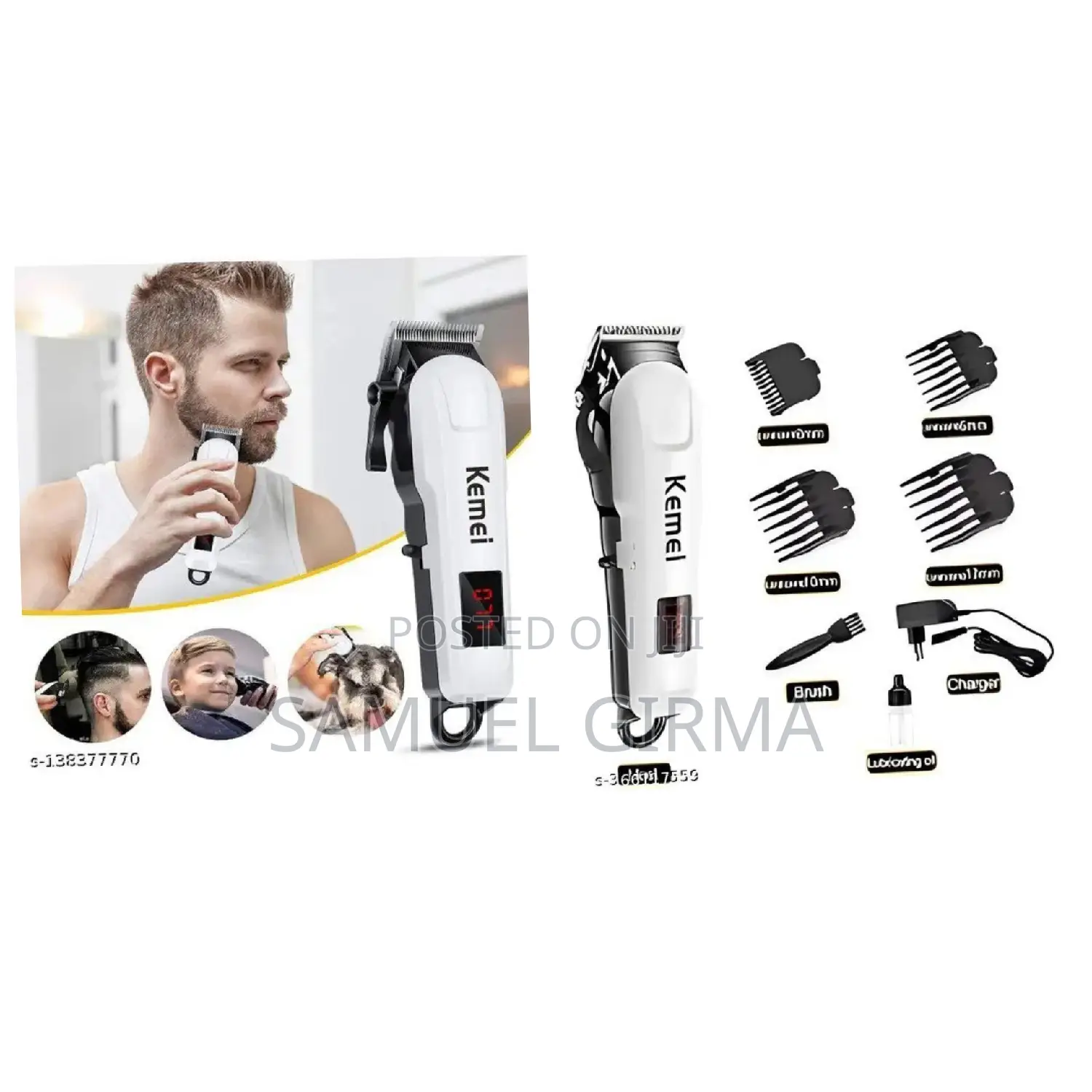 Digital Battery Percentage Indicator Kemei