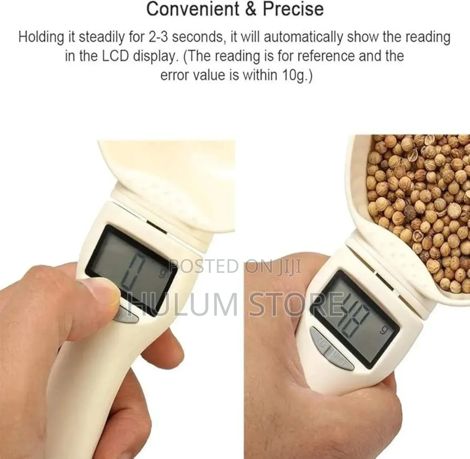Food Measuring Scoop Scale