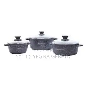 Photo - H.K Granite Non-stick Cooking Pot - 6pcs