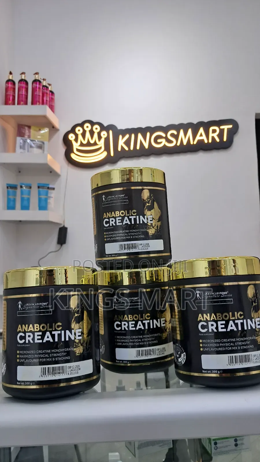 Anabolic Creatine Monohydrate 60 Serving