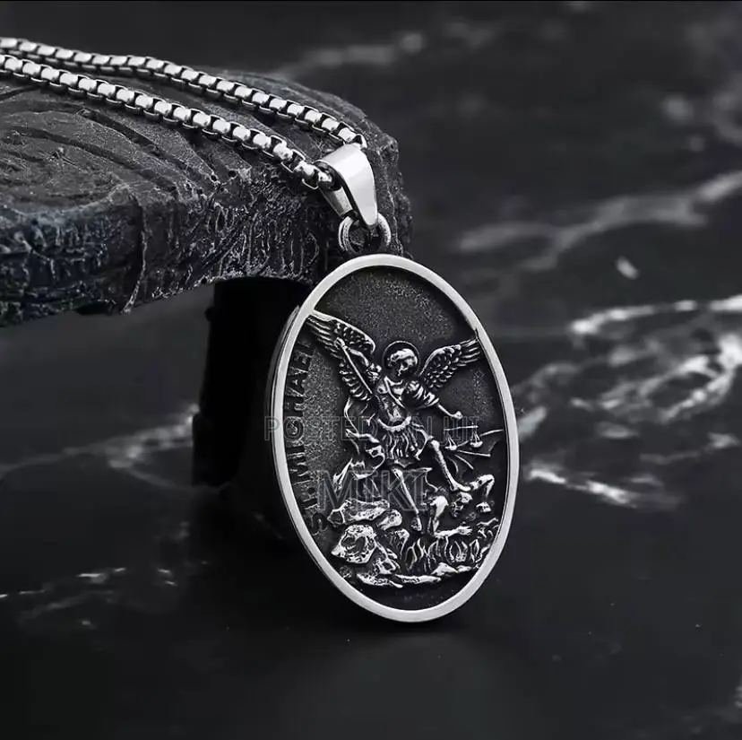 Mens Religious Chain Necklace