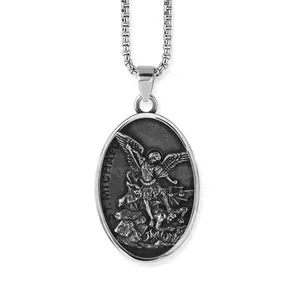Mens Religious Chain Necklace