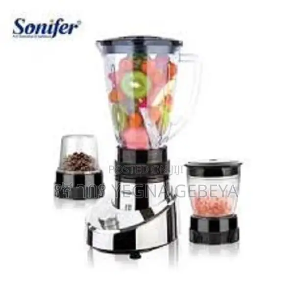 3 In1 Sonifer 400w Electric Super Blender Mixer Sf-8016