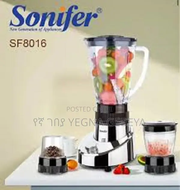3 In1 Sonifer 400w Electric Super Blender Mixer Sf-8016