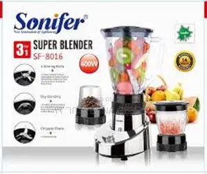 3 In1 Sonifer 400w Electric Super Blender Mixer Sf-8016