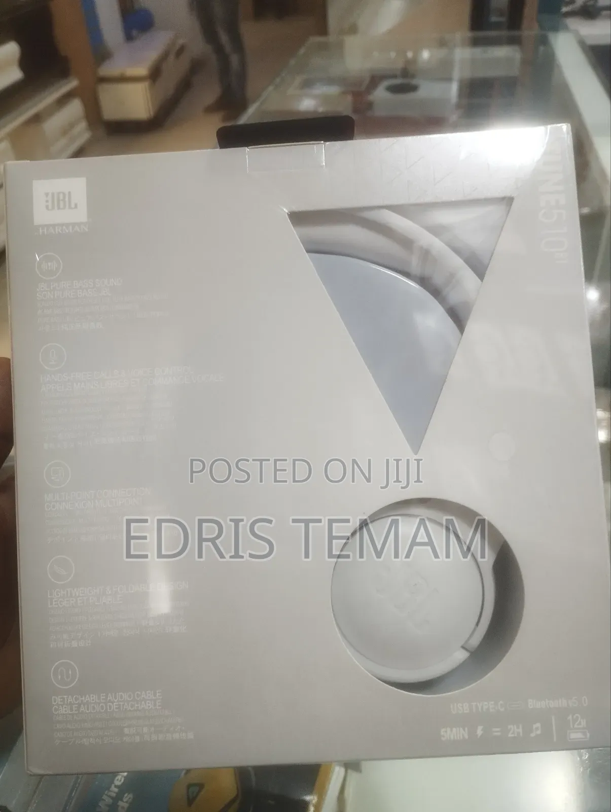 JBL Tune 510bt Rechargeable Wireless Headphones With Style