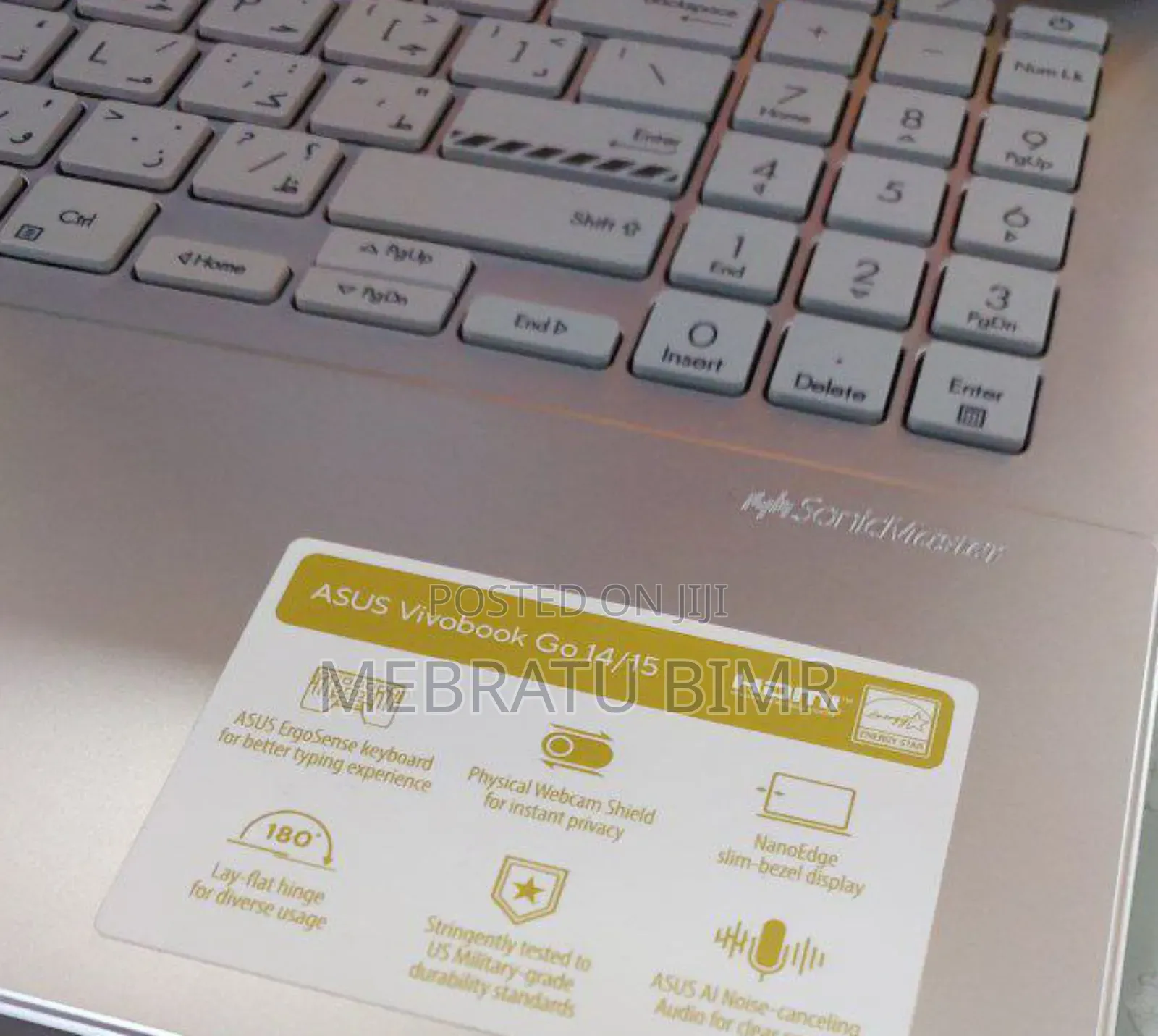 New Laptop Asus VivoBook 15 X505BA 8GB Intel Core I3 SSD 256GB