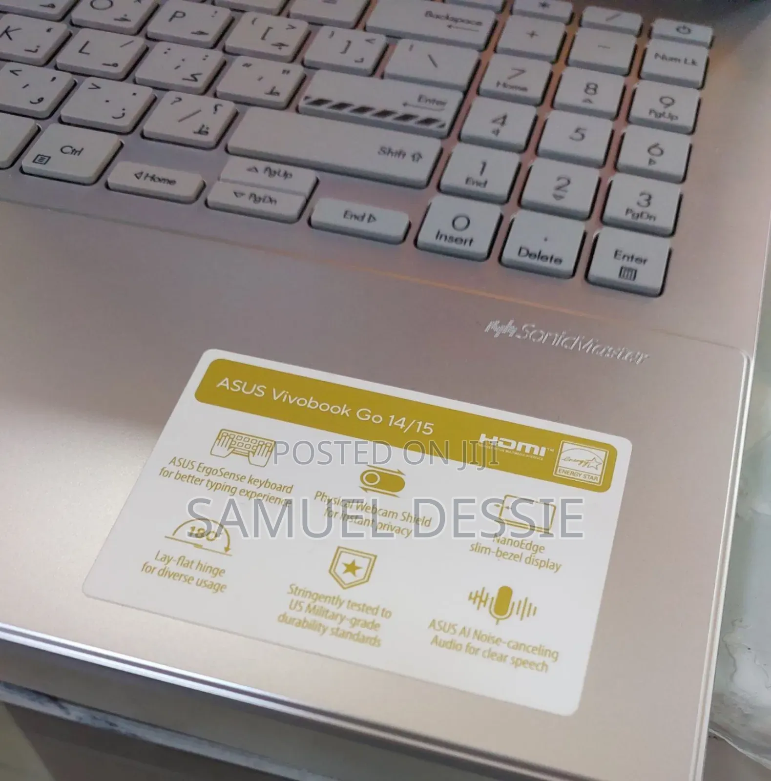 New Laptop Asus VivoBook 15 X505BA 8GB Intel Core I3 SSD 256GB