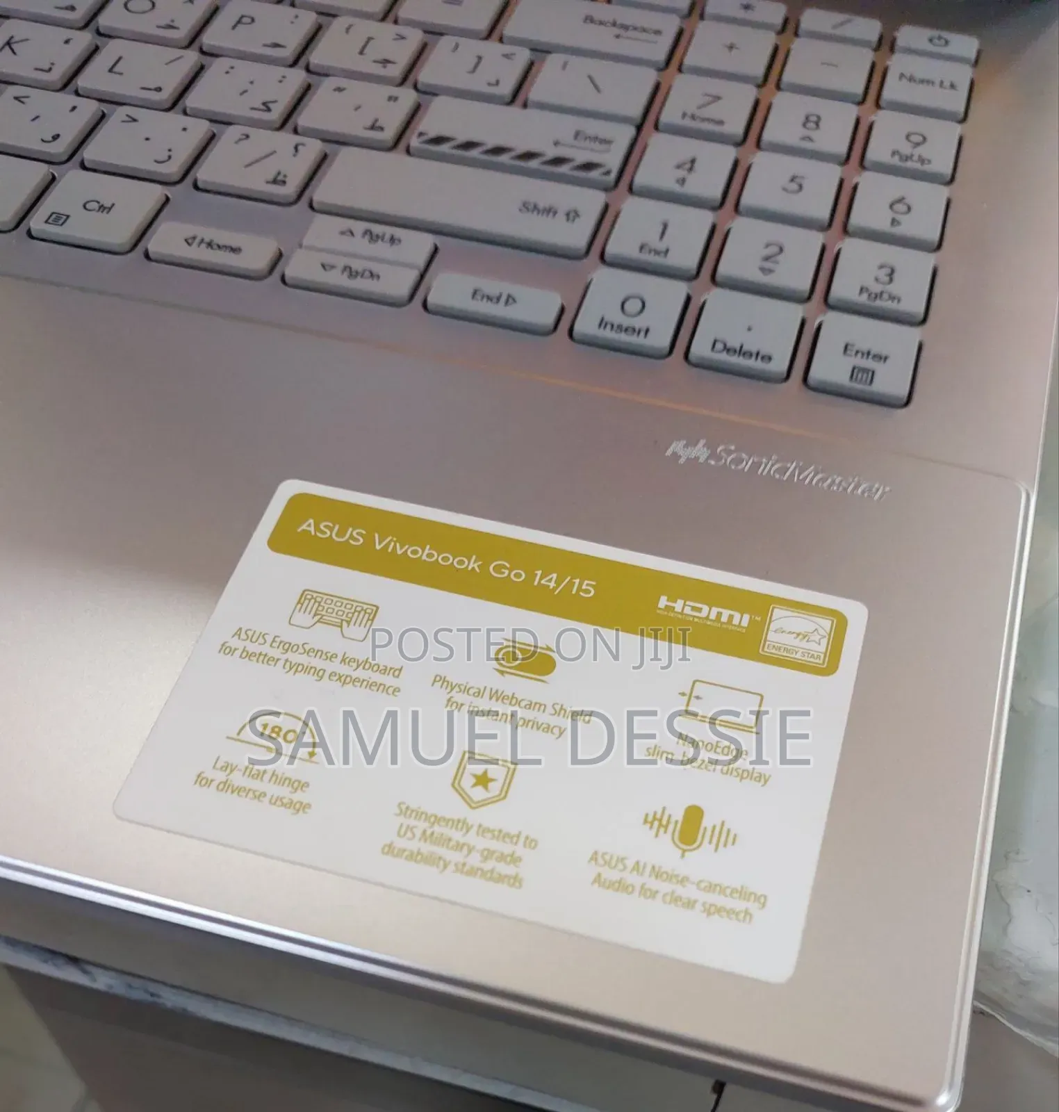 New Laptop Asus VivoBook 15 X505BA 8GB Intel Core I3 SSD 256GB