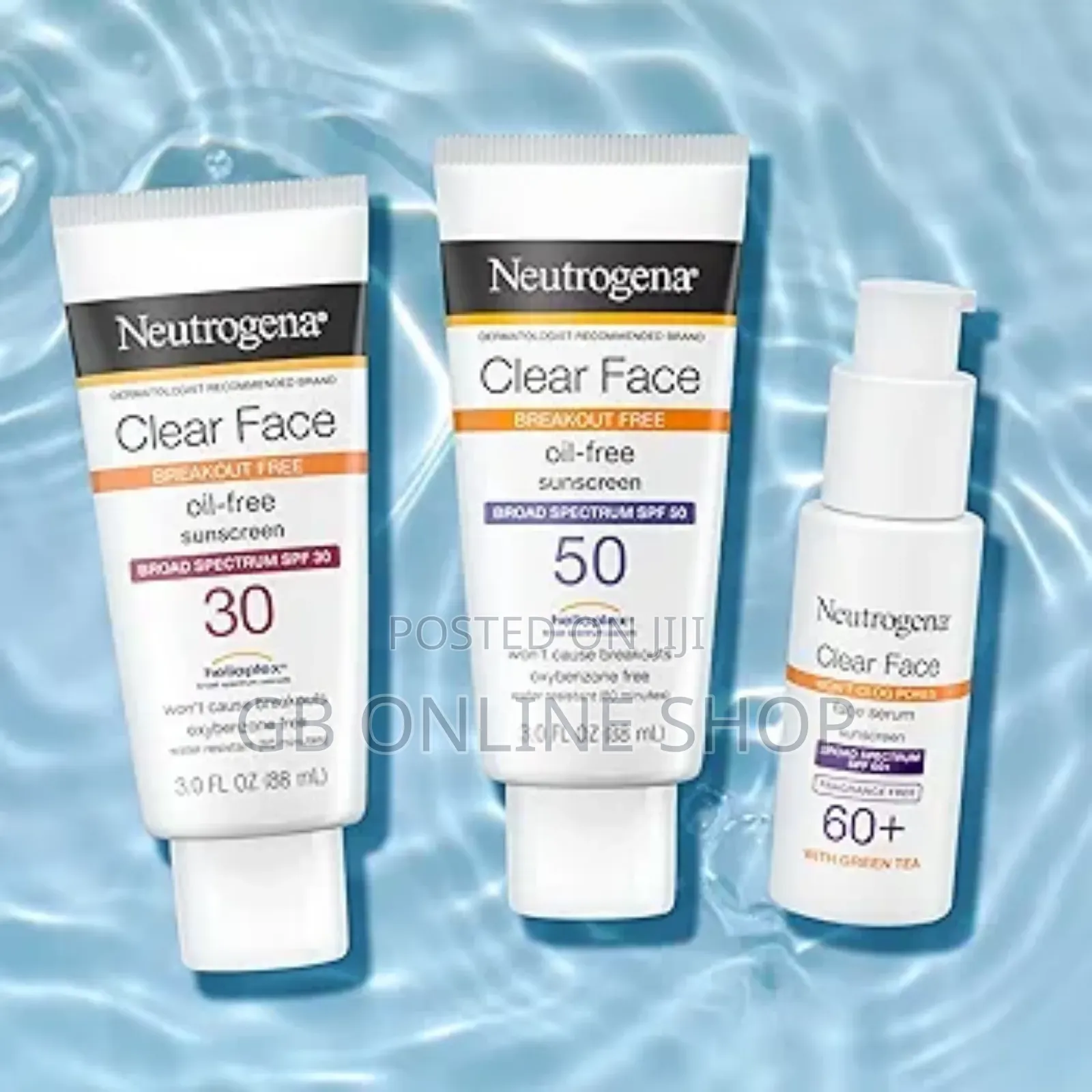 Neutrogena Clear Face Sunscreen SPF 50 for Acne-Prone