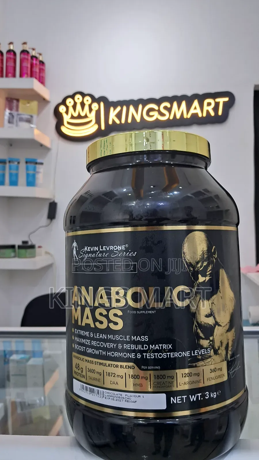 Anabolic Mass Gainer 3kg (Contains Creatine Monohydrate)