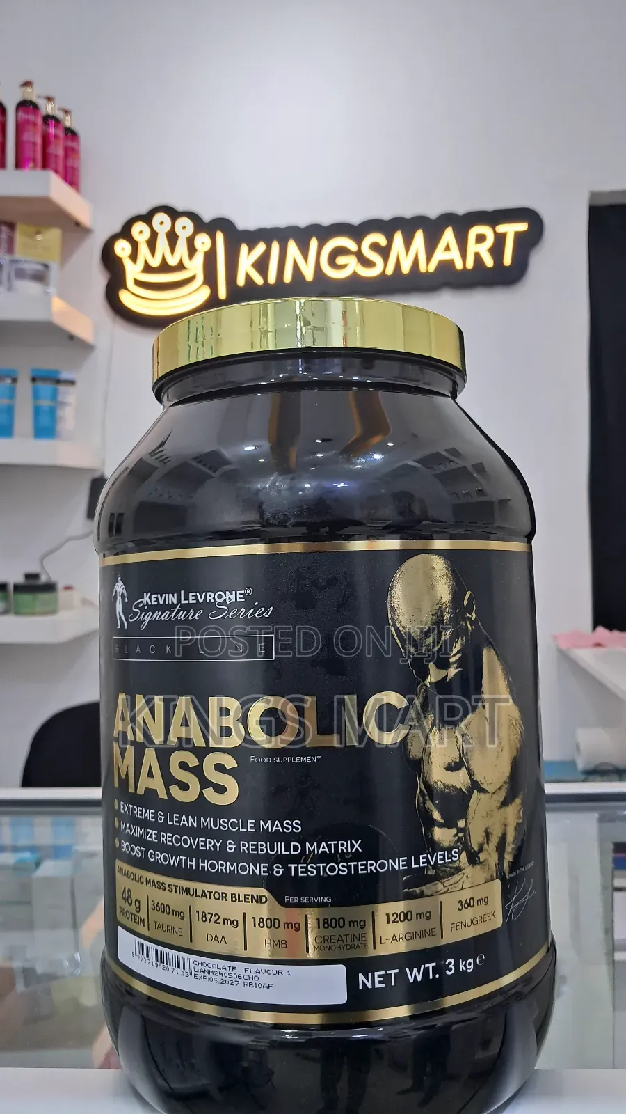 ANABOLIC MASS 3KG (Kevine Levrone Brand)
