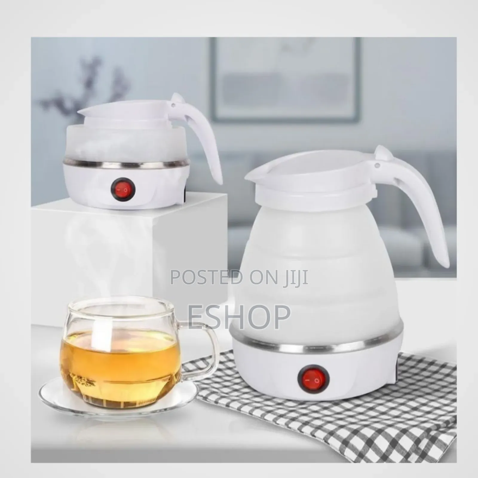 Foldable Lightweight Electric Kettle–Quick Boil in Minutes
