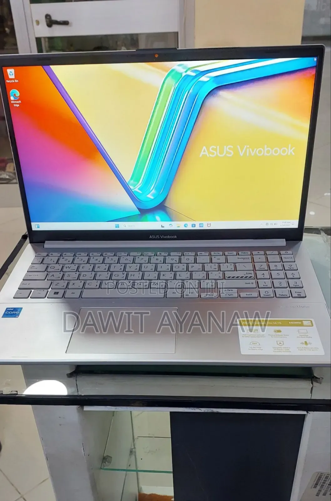New Laptop Asus VivoBook 15 X510UQ 8GB Intel Core I3 SSD 256GB