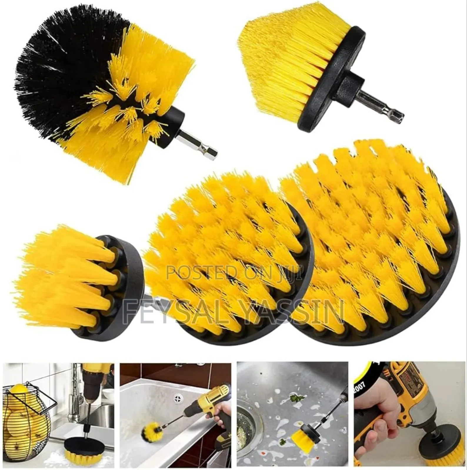 Drill Brush Accessories Set Full