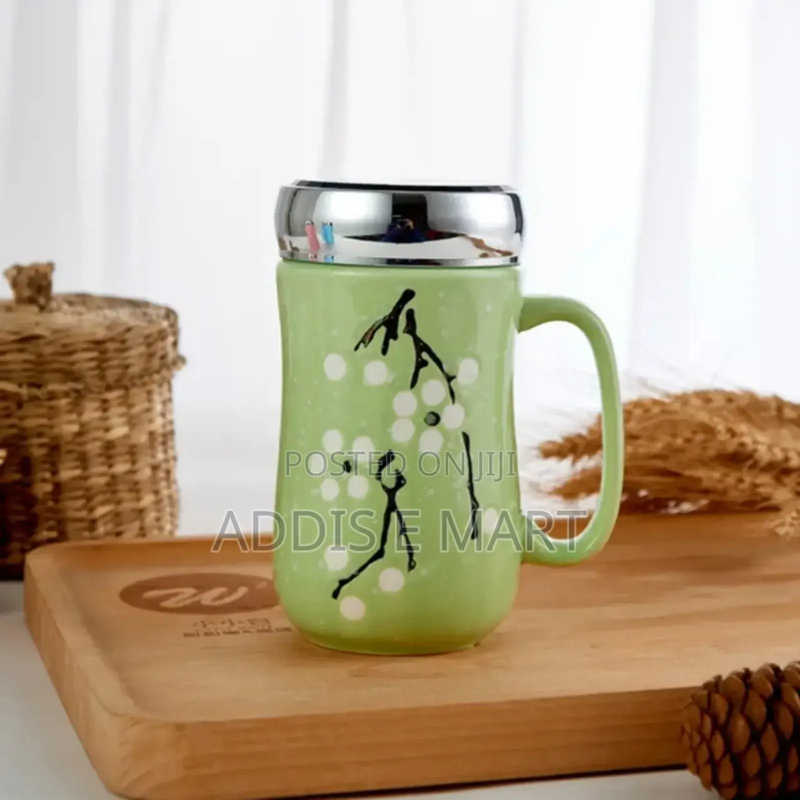 ለማንኛውም ትኩስ ነገር የሚሆን Drinking Mug
