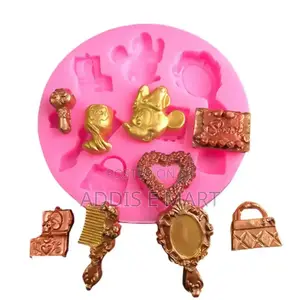 Microwave ዉስጥ የሚገባ 7 in 1 SILICON MOLDE