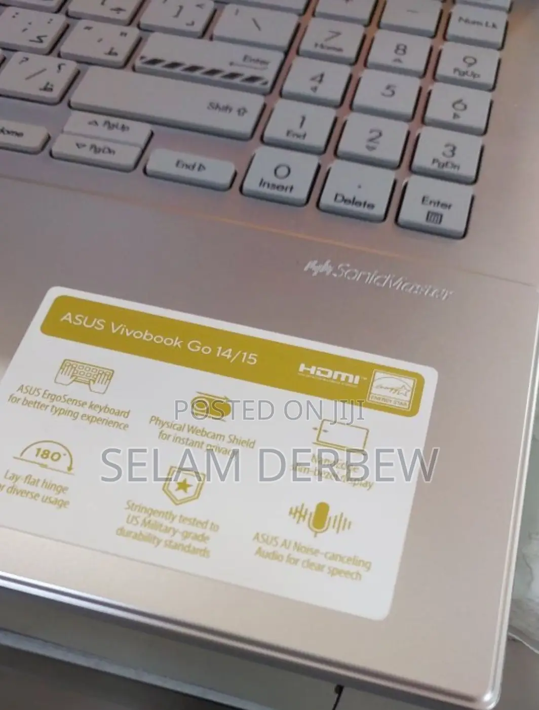 New Laptop Asus VivoBook 15 X505BA 8GB Intel Core I3 SSD 256GB