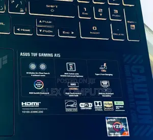 New Laptop Asus TUF Gaming A15 16GB AMD Ryzen 7 SSD 512GB