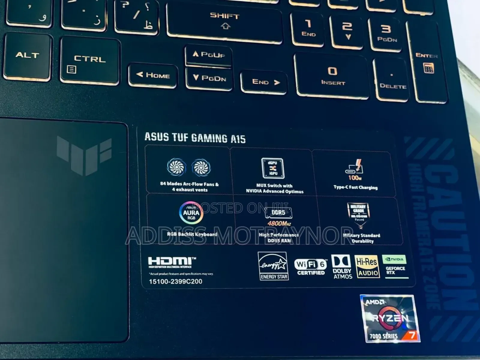 New Laptop Asus TUF Gaming FX504 16GB Intel Core I7 SSD 512GB