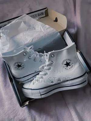 Photo - Converse All Star Black / White High Quality Shoes