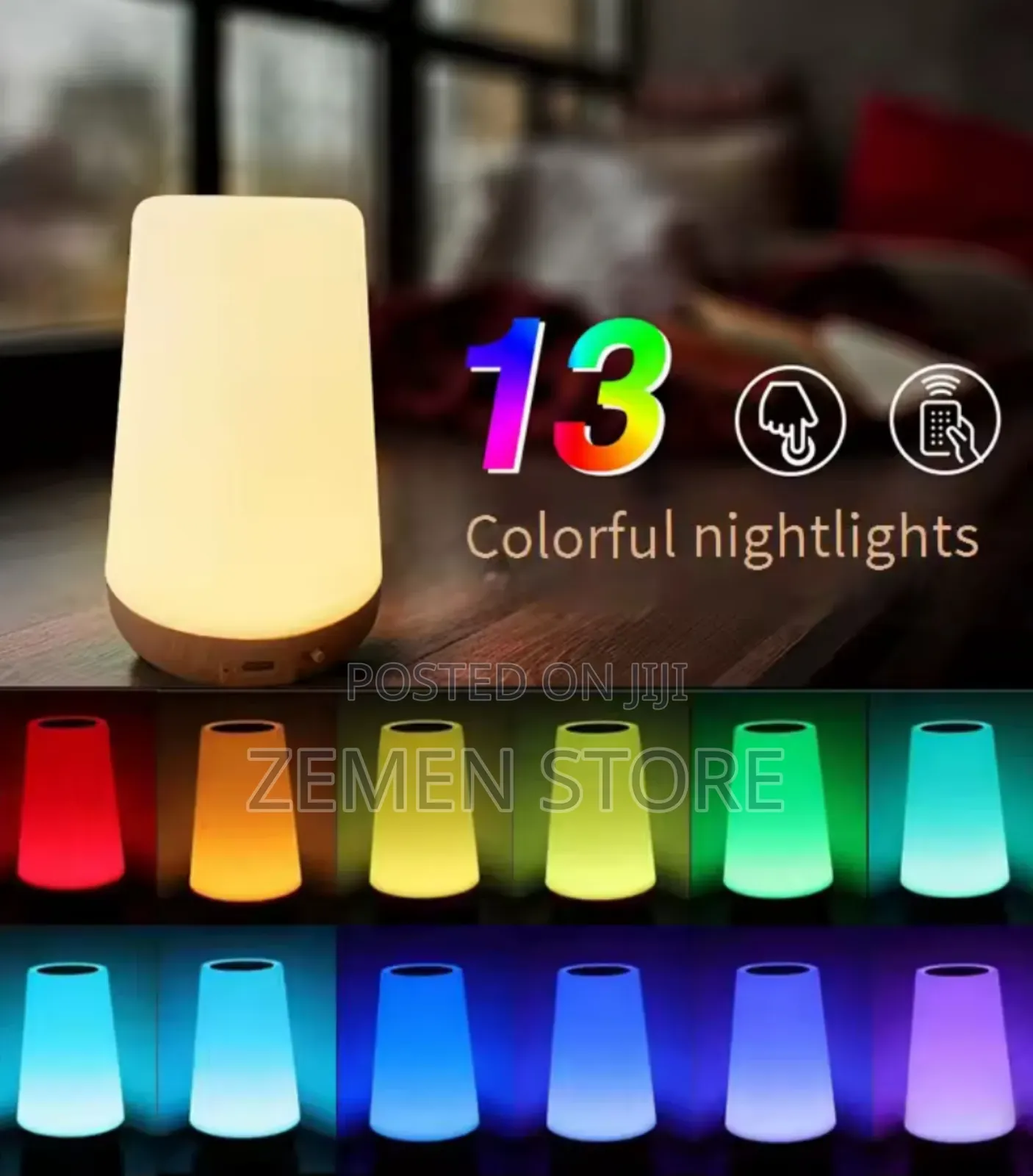 Touch Control Led Bedside Lamp