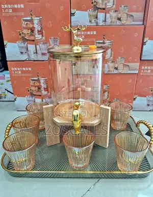 Photo - 3.6 Liter Glass Dispenser With 6 Cup