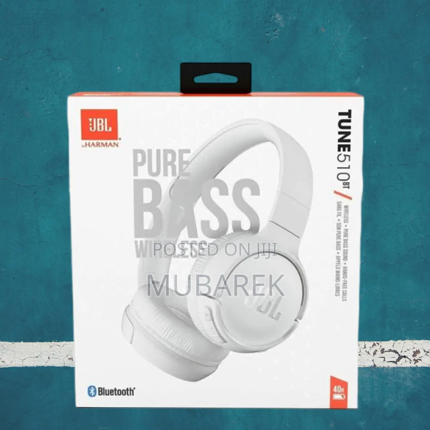 JBL TUNE 510BT Wireless on-Ear Headphones