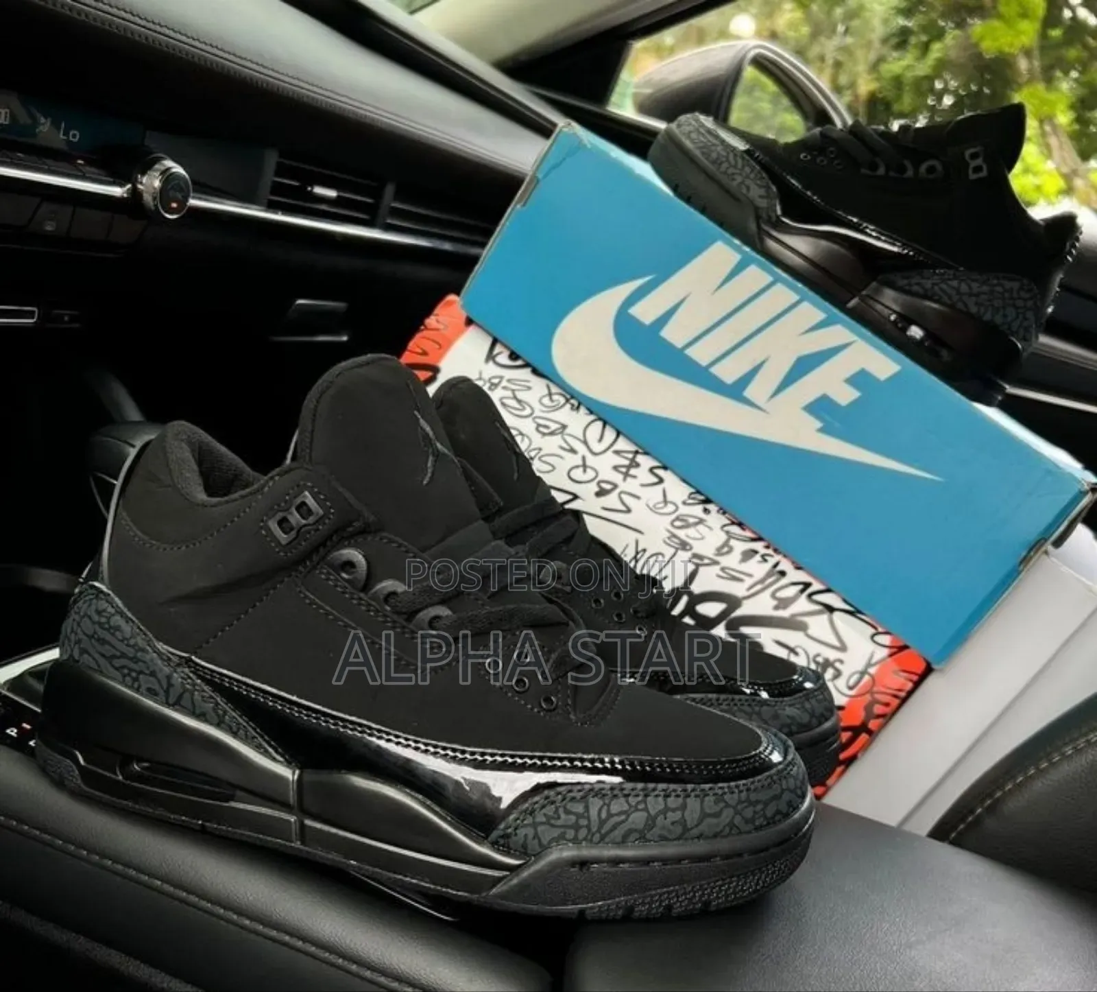 Air Jordan 3 Black Cat High Quality Shoes for You