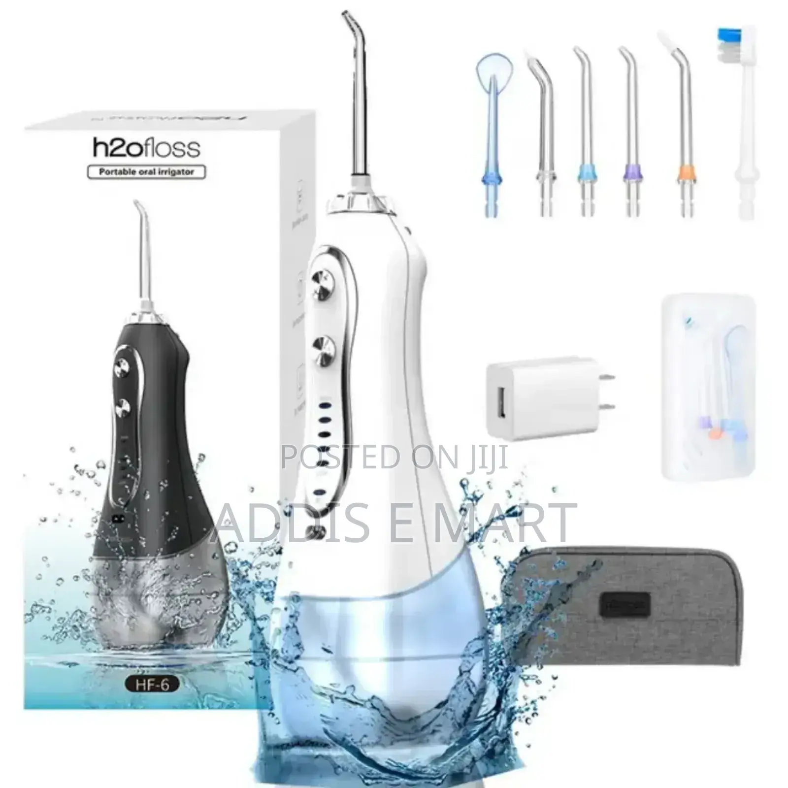 ባለ 5 መቀያየሪያ ያለው H2O Water Dental Flosser