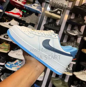 Photo - Nike Air Force 1 High Blue White High Quality Shoes for You