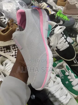 Skechers Gray / Pink High Quality Shoes for You