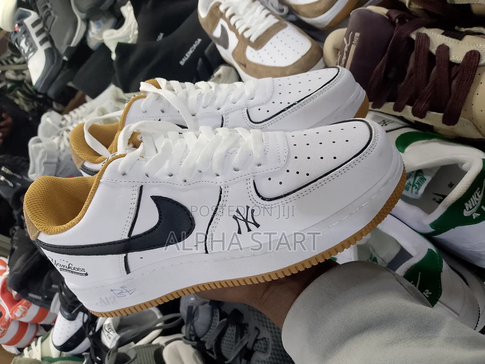 Nike Air Force High Quality Shoes Blake White for You