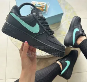 Photo - Nike Air Force Black Tiffany High Quality Shoes for You