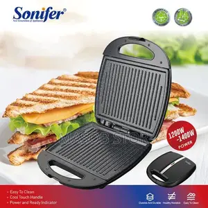 Sonifer Sandwich Maker Grill/ የሳንዱች እና የዳቦ መጥበሻ