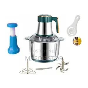 4L Food Chopper Electric Manual የስጋና ሽንኩርት ለመፍጨት