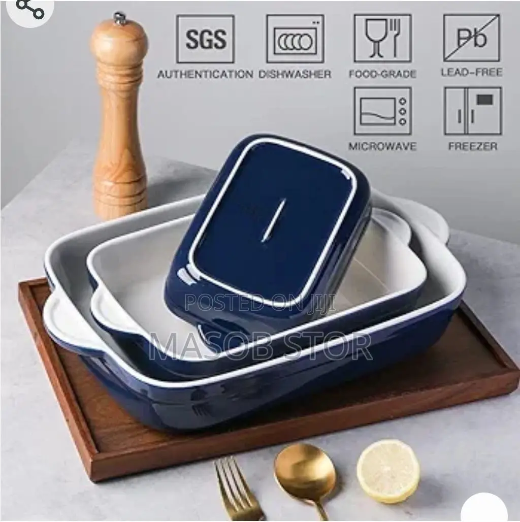 3 PCS Ceramic Bowl / ኦቨን ውስጥ መግባት የሚችሉ