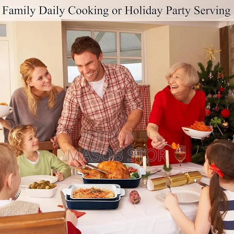 3 PCS Ceramic Bowl / ኦቨን ውስጥ መግባት የሚችሉ