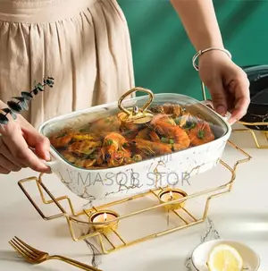 Photo - 3pcs Ceramic Chafing Dishes(Big Size)
