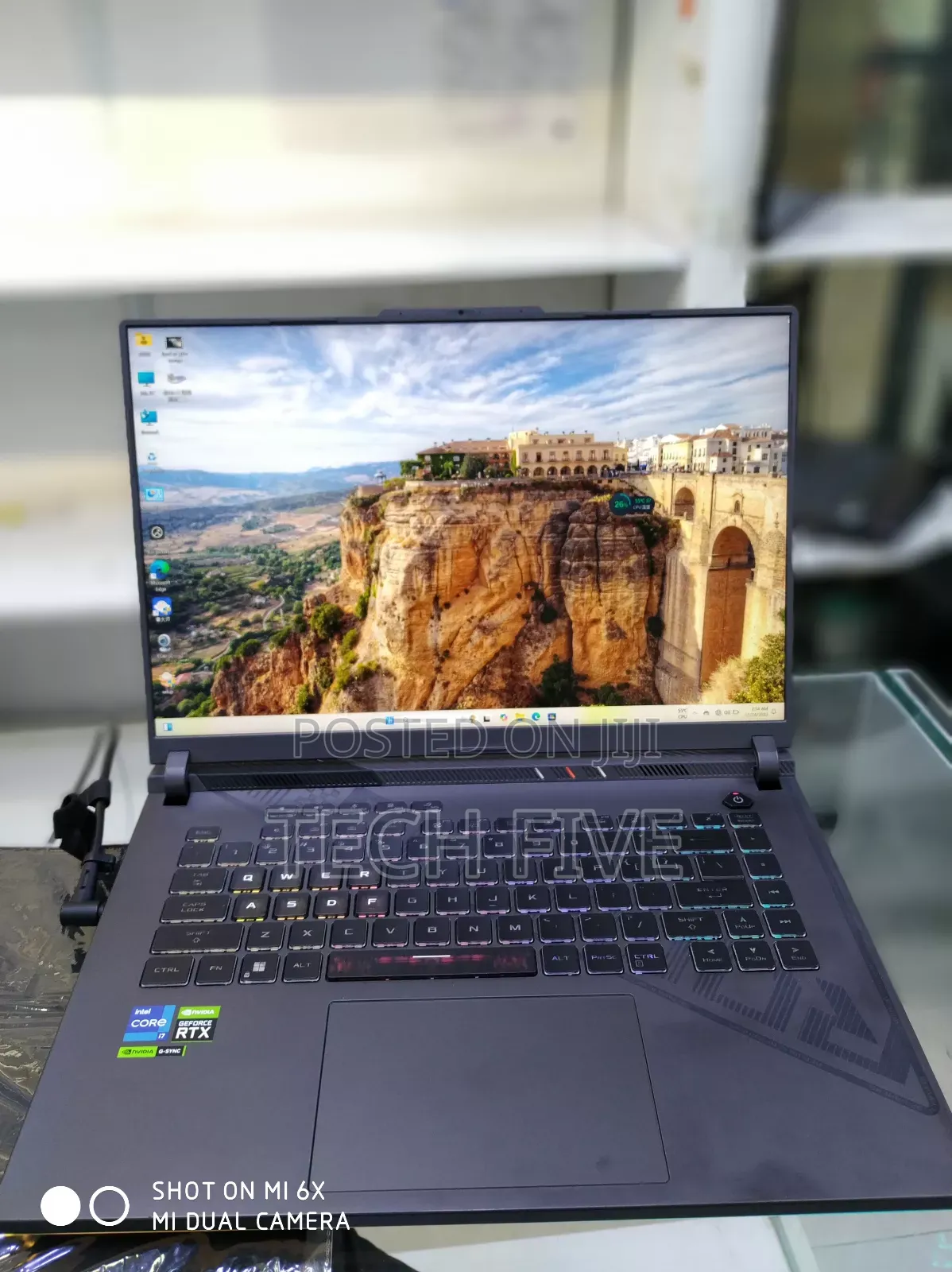 New Laptop Asus ROG Strix G16 G614 16GB Intel Core I7 SSD 1T