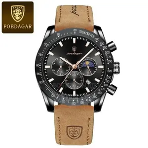 Poedagar Luxury Mens Quartz Watch