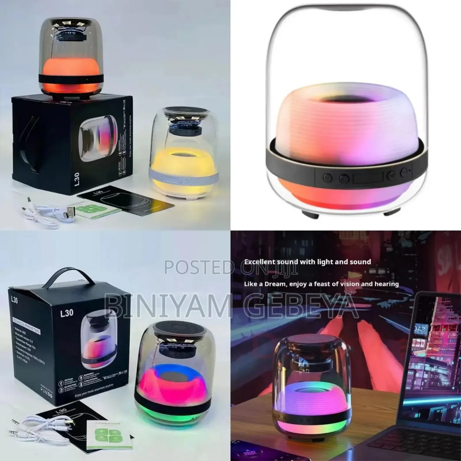 Original Blutooth Speaker ከ 10 ሰአት በላይ ሚሰራ ምርጥ ስፒከር