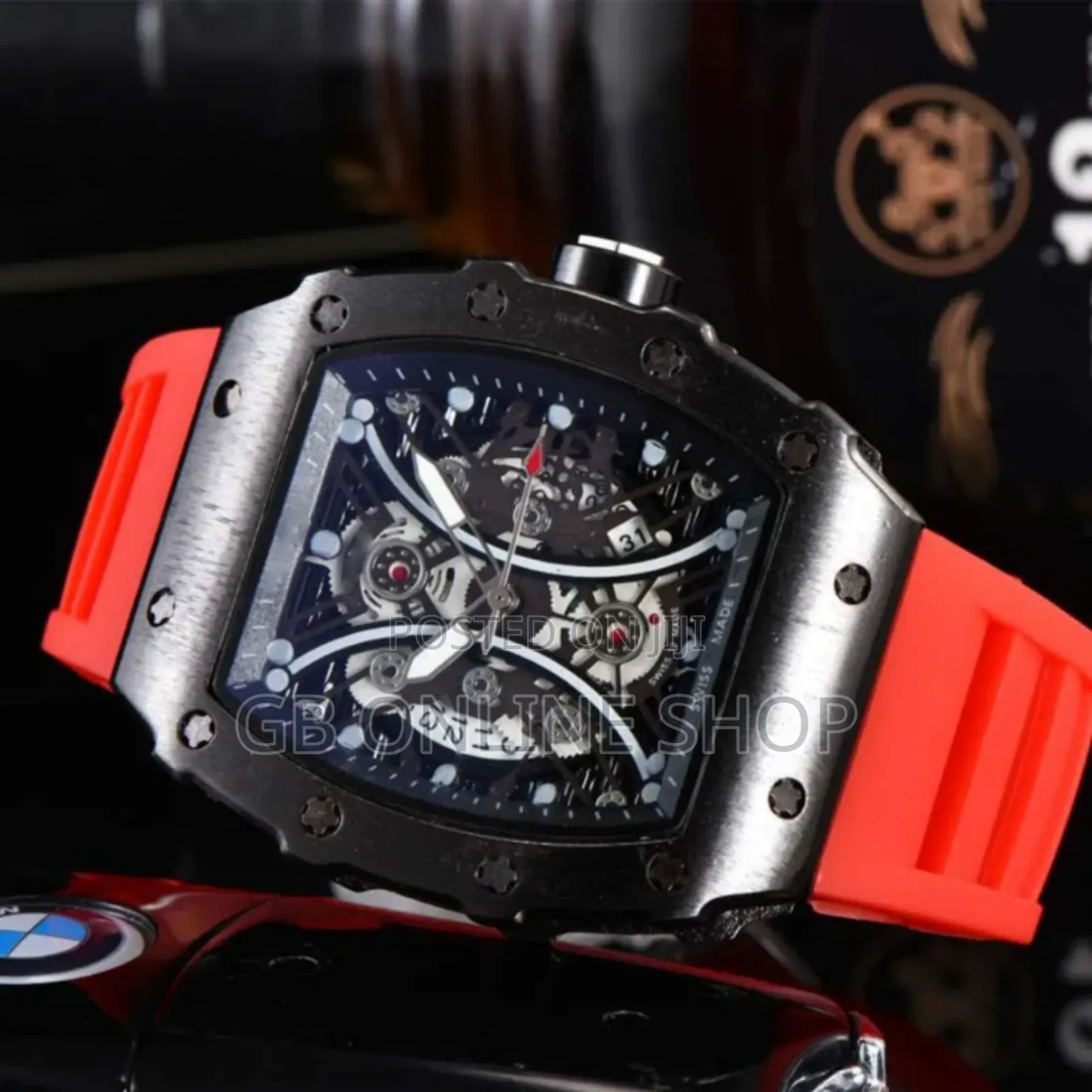 Rose Gold Silicon Watch