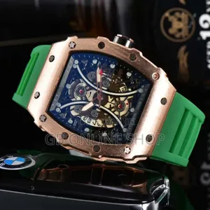 Rose Gold Silicon Watch