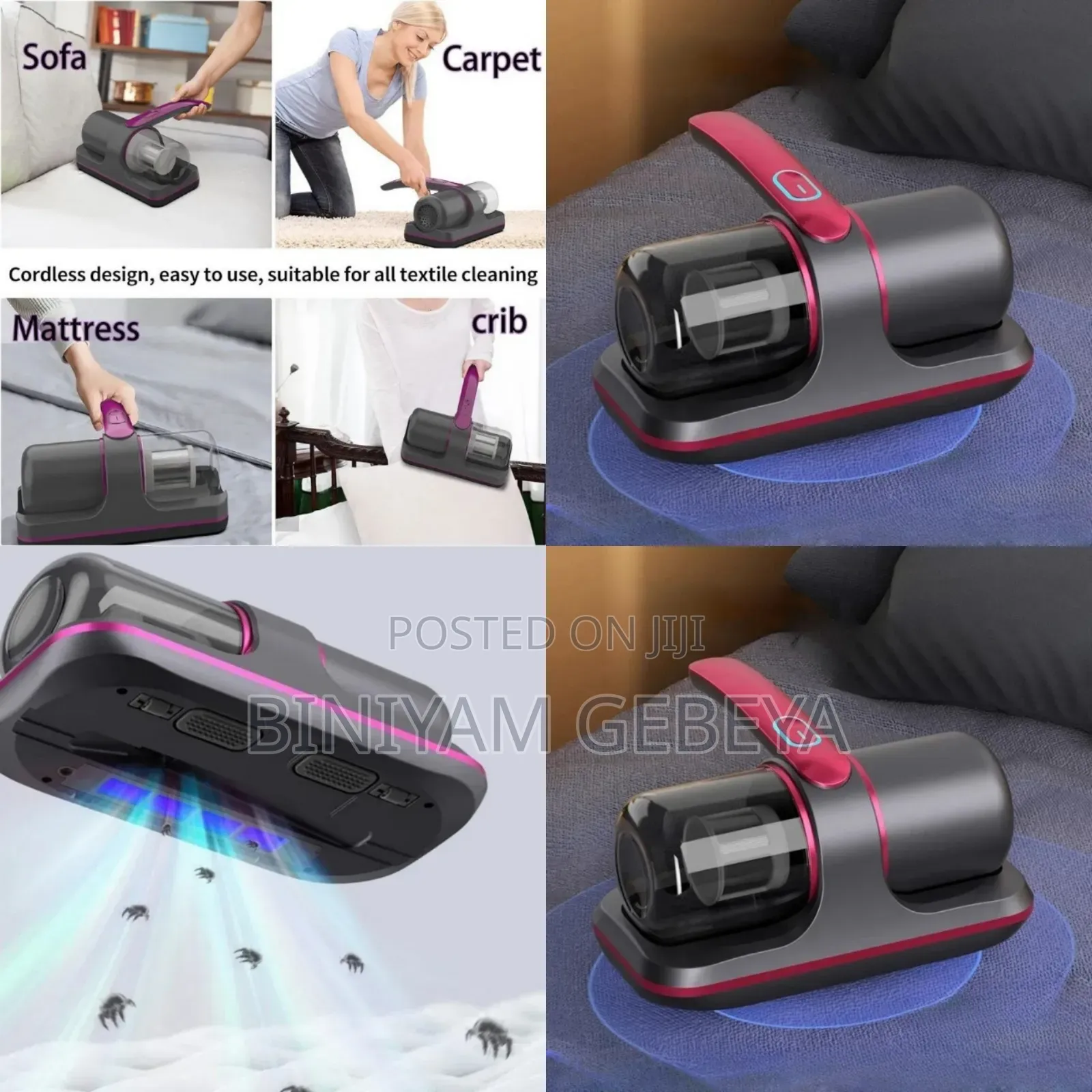 Original ቤቶን ፅድት የሚያረግ Dust Suction Mites Remover