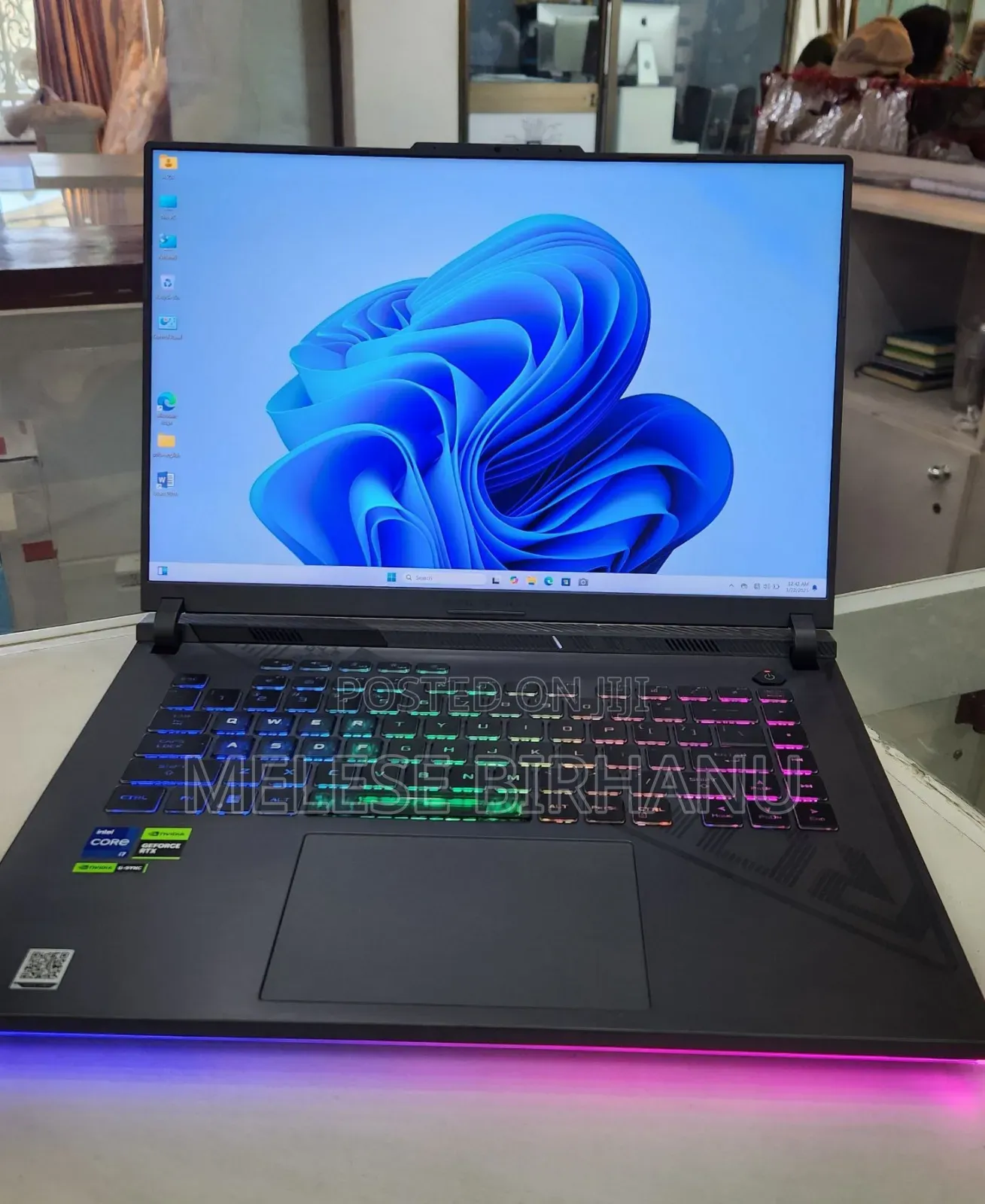 New Laptop Asus ROG Strix G15 16GB Intel Core I7 SSD 1T