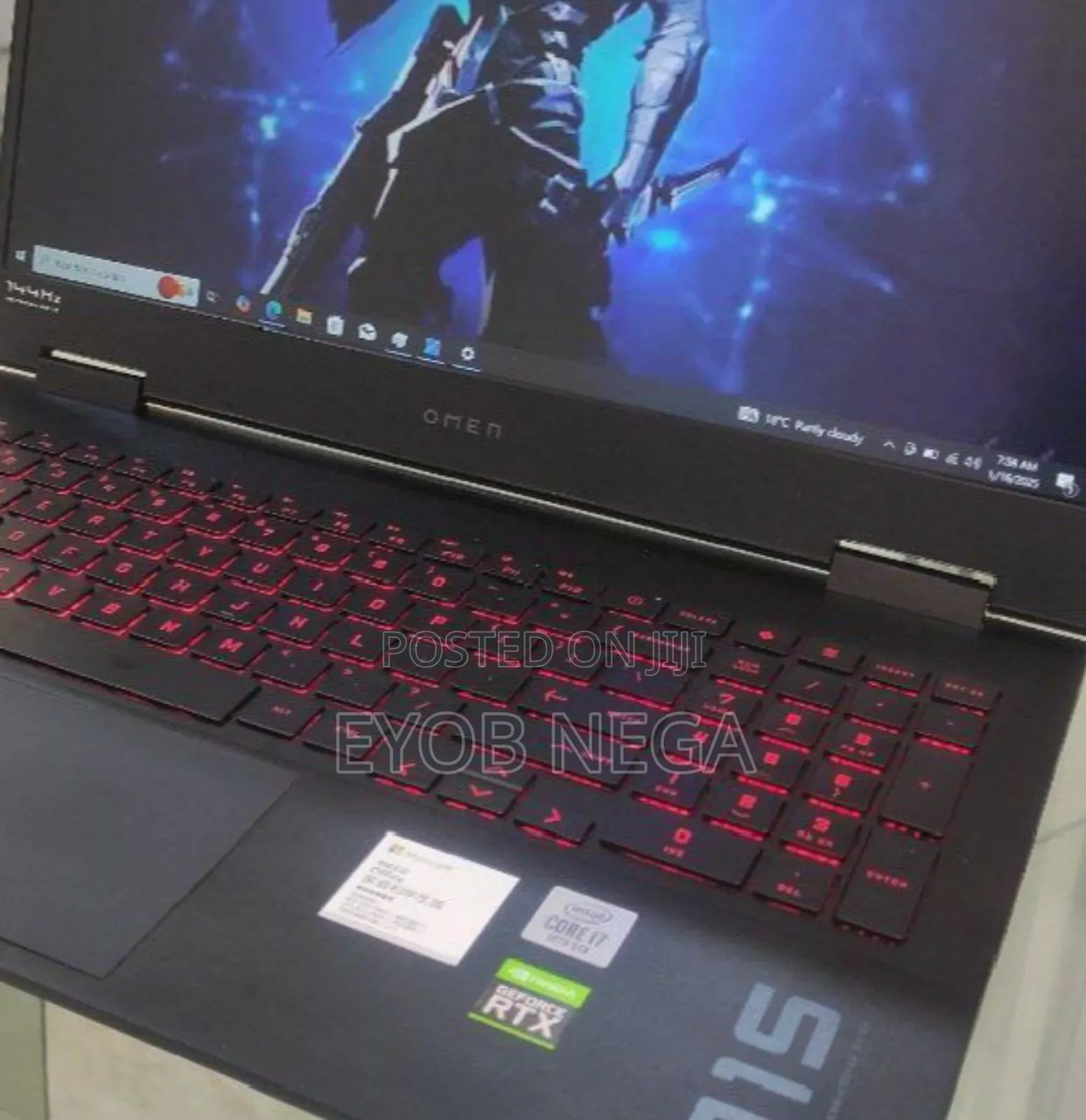 New Laptop HP Omen 15 16GB Intel Core i7 SSD 1T
