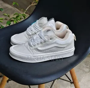 Photo - #Vans #KNU Skool "Grey White" #Low Shoes for Men's