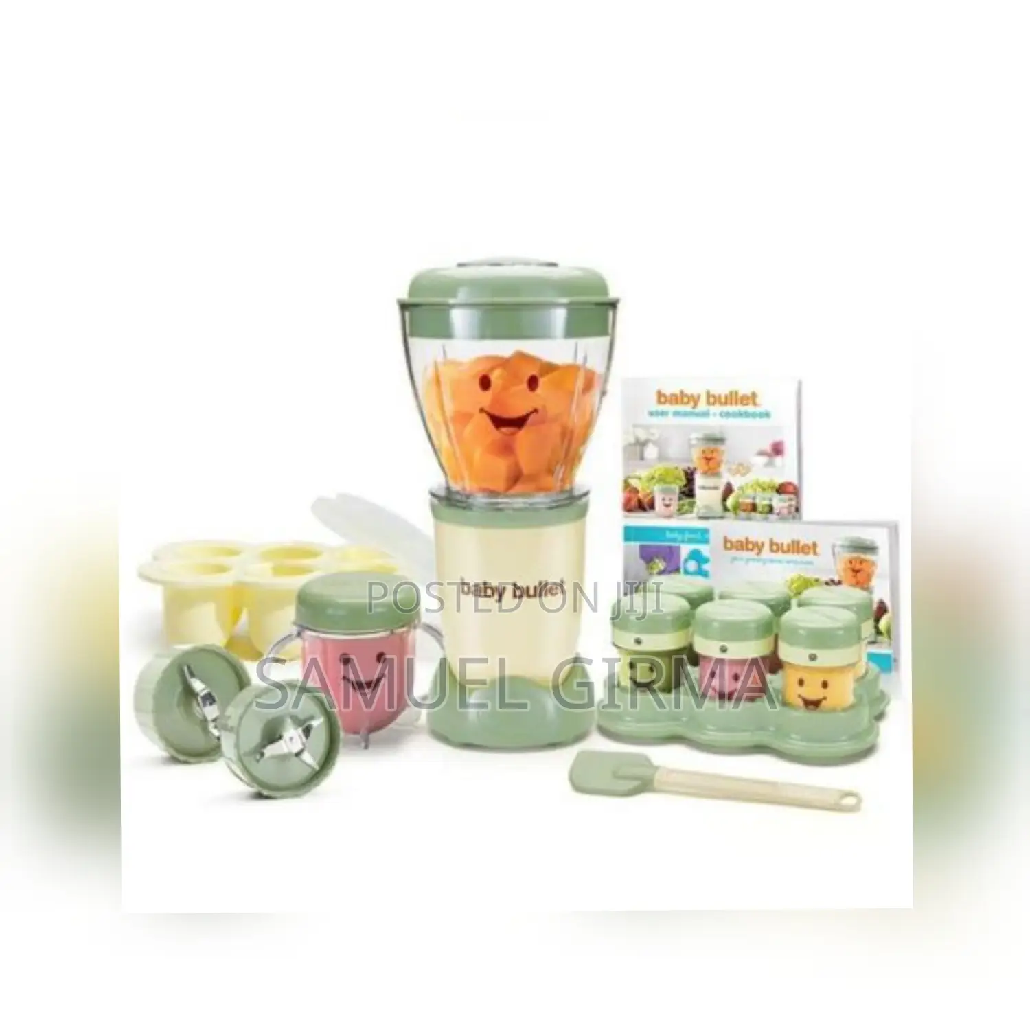 ኦሪጅናል የልጆች ምግብ መስሪያ እና የጁስ መፍጫthe Baby Bullet Food Blender