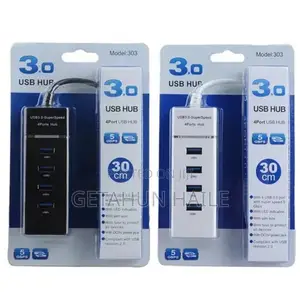 Photo - 4 Port USB 3.0 Hub USB Splitter for Laptop,Desktop,PSE